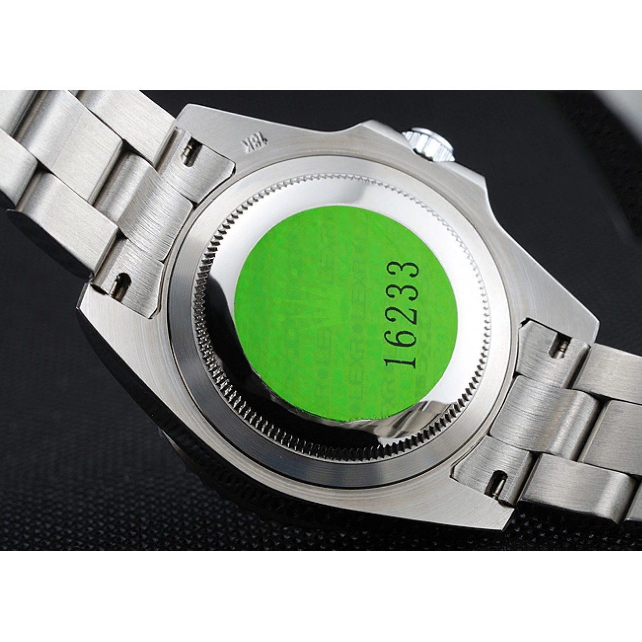 Aaa replica watch Dial Rolex White Steel Submariner Stainless Bracelet 1454152 0802